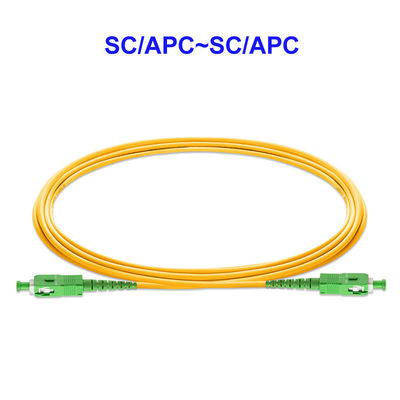 SC APC SC APC Single Mode Fiber Optic Pigtail 1 Core OS2 0.9mm 2.0mm 3.0mm