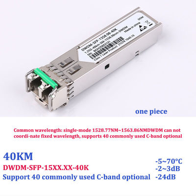1.25G LC Port Gigabit Fiber Transceiver Compatible With Cisco DWDM-SFP-155.75-80K