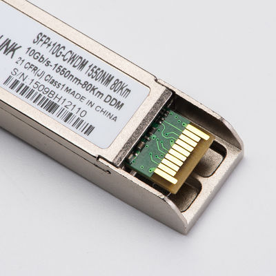 10G 10G 80km CWDM Optical Module SFP+10G-1550nm Single Mode Dual Fiber Compatible With Huawei, ZTE And Cisco