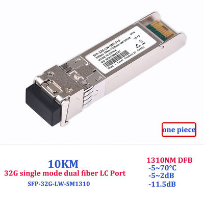 SFP28 32G Dual Fiber Lc Fiber Transceiver 150M 10KM 30KM Distance