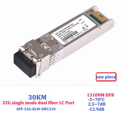 SFP28 32G Dual Fiber Lc Fiber Transceiver 150M 10KM 30KM Distance